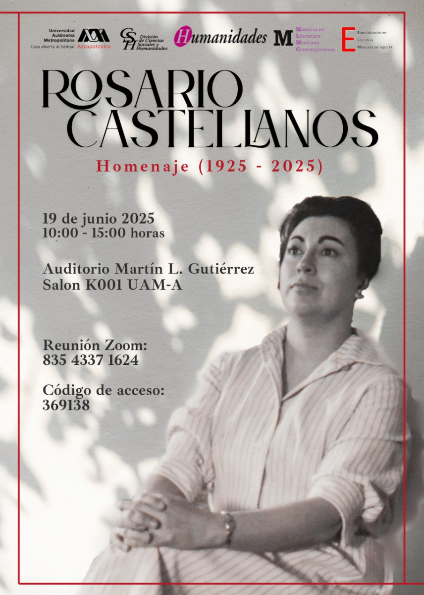 Rosario Castellanos Homenaje (1925 - 2025)